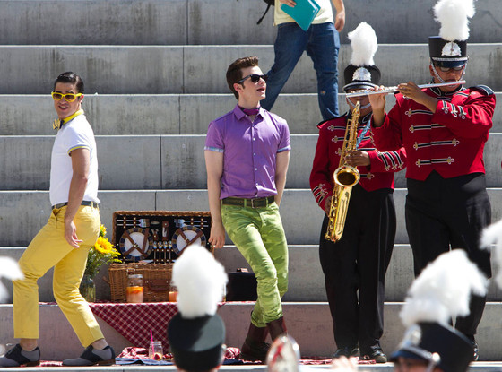 Glee, Darren Criss, Chris Colfer Glee, Darren Criss, Chris Colfer